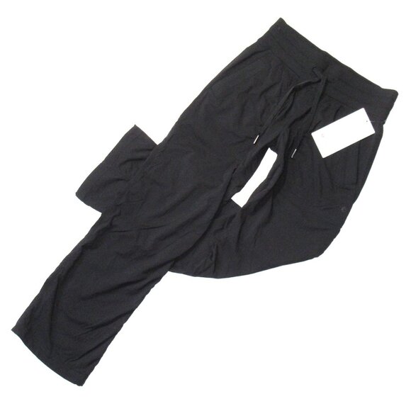 NWT Lululemon Dance Studio Mid-Rise in Black Pull-on Relaxed Pants 4 Short - Picture 1 of 7